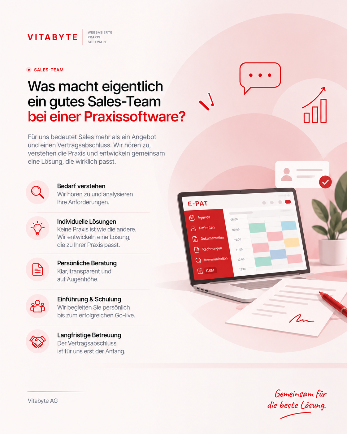Was macht eigentlich ein gutes Sales-Team bei einer Praxissoftware?